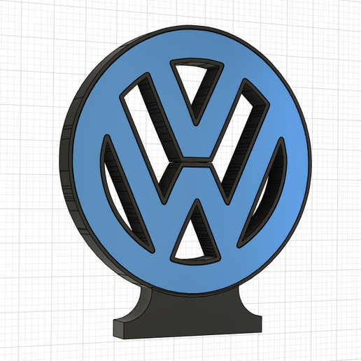 Volkswagen lámpara 3D print model - Mito3D