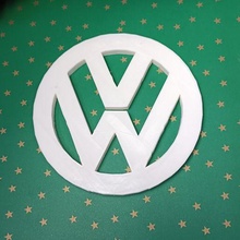 Volkswagen logo Sanat araba marka site ağ ikon sembol bricoloup 3d 3d print model - Mito3D