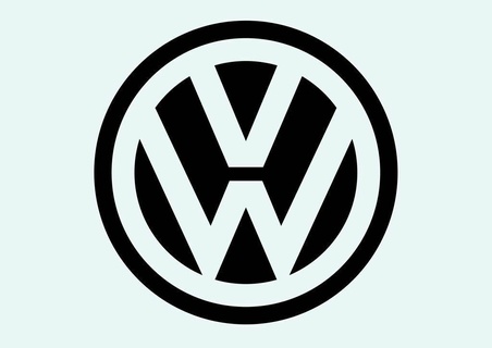 Volkswagen logotipo chaveiro 3d print model - Mito3D