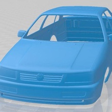 volkswagen passat b4 sedan 1993 printable body car game slot scalextric tamiya rc miniz hobby micro 3d print model - Mito3D
