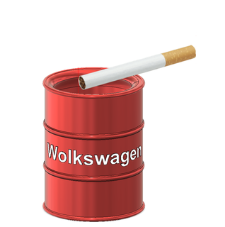 volkswagen petroleum pencil ashtray barrel car smoker 3d print model - Mito3D