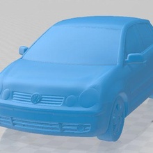 Volkswagen pólo 2001 imprimível carro 3d print model - Mito3D