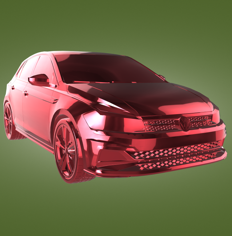volkswagen polo gti vw automobile macchina veicolo rally gara gli sport Derby turbo superiore velocità 3D print model - Mito3D