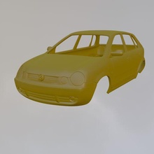 Volkswagen polo mk4 3d print model - Mito3D
