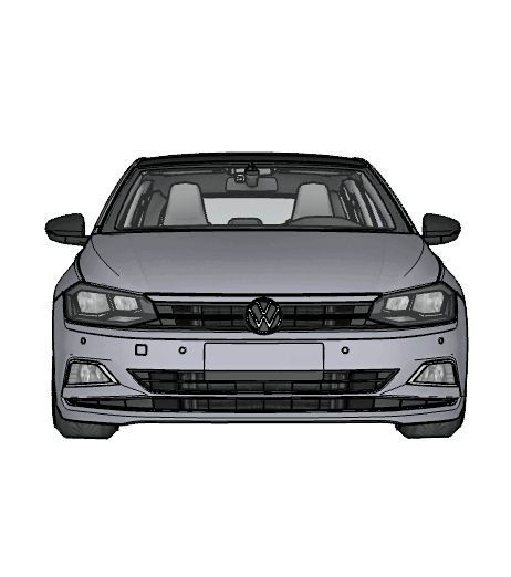 Volkswagen polo artı vw süper araba Oto arabalar motor sporları SUV 39 lar trafik polis geçitler ralli Sedanlar ayarlama derbi yarışlar prototip 3D print model - Mito3D