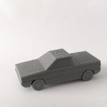 volkswagen saveiro g1 low poly divers voiture carré vw autp 3d print model - Mito3D
