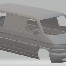 volkswagen t4 yazdırılabilir vücut van oyun yuvası scalextric kabuk rc radyo izleme araba tamiya miniz 1-10 1-32 1-18 G / Ç 3d print model - Mito3D