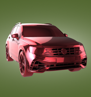 volkswagen tiguan r 2022 vw automobile car vehicle rally race sports derby turbo top speed 3d print model - Mito3D