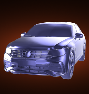 volkswagen tiguan x automobile car vehicle rally race sports derby turbo top speed 3d print model - Mito3D