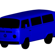 volkswagen transporter van 3d print model - Mito3D