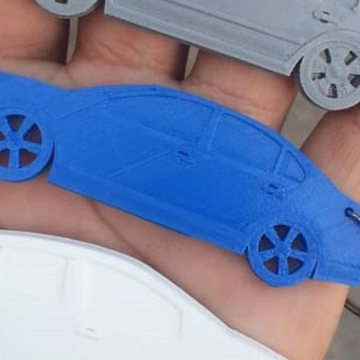 volkswagen vennto vw vento keychain key ring chain auto cars original car art 3D print model - Mito3D