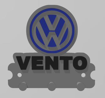Volkswagen vento Schlüssel Ring Halter Unterstützung Wind porta Ringe 3d print model - Mito3D