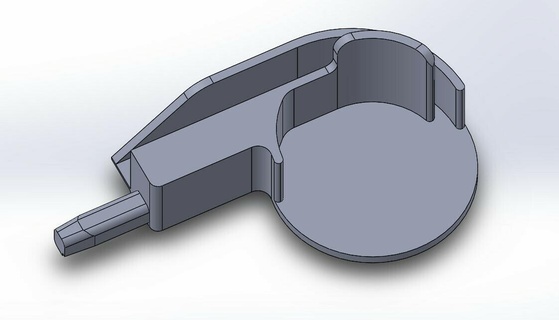 volkswagen vento solar roof automotive endcap 3d print model - Mito3D