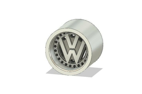 volkswagen vw rim 1 64 scale hotwheels Game matchbox 1:64 diecast diorama beetle 3d print model - Mito3D
