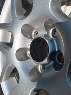 Volkswagen roda calota 57 mm vw golfe mk2 gti 8v 16v Porsche audi mk1 abt afinação distintivo raro 90s 80s 57mm 3d print model - Mito3D