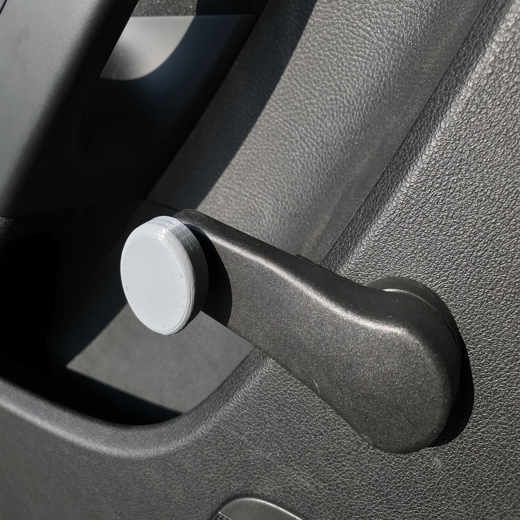 volkswagen finestra manovella maniglia utensili passat b6 sostituzione parte parti ricambio riparazione Fai 3D print model - Mito3D