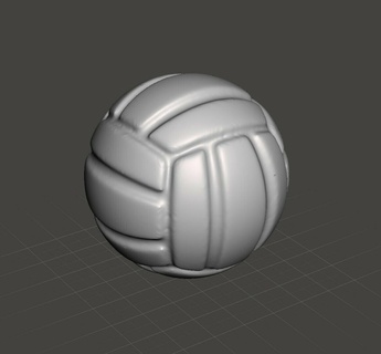 volley ball Balle Jeu jouet miniature 3d print model - Mito3D