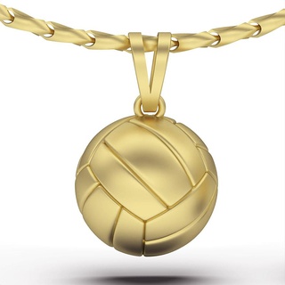 volleyball ball pendant silver gold jewelry printable 3d model trend fashion design zbrush tiger 3d print model - Mito3D