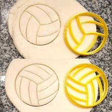 2 volleyball-cookie-Stempel cutter sport ball home sports football tennis basket luncheon fondant loaf dwelling ginger gingerbread house household beach baseball balls american rugby pool billiards soccer basketball plate cutting kitchen biscuit 3dprint cookiecutter cooky dining imprint cakes printable battery biscuits 3d print model - Mito3D