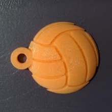 volleyball keychain various 3d print model - Mito3D