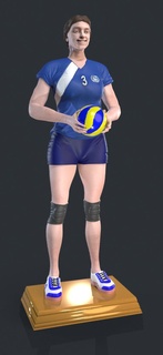 vôlei voleio jogador voleibol meninas equipe jogo FIVB voleibolévida voleidepraia vida esporte jogadores cbv superliga feminina corpo 3d print model - Mito3D