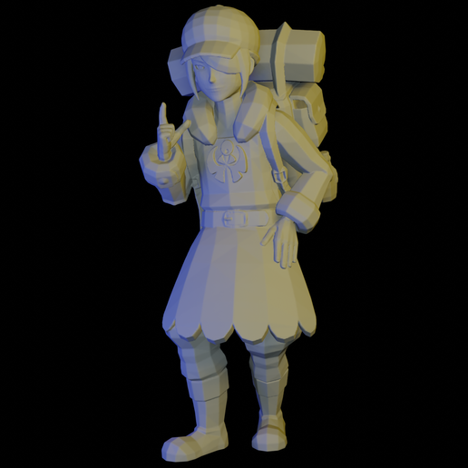 volo pokemon legends arceus figure 3D print model - Mito3D
