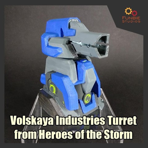 volskaya industries turret heroes storm game heroesofthestorm 3D print model - Mito3D