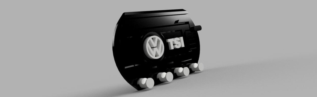 Volkswagen kapak örtmek kılıf anahtar Kulp destek anahtarlık çeşit vw 3d print model - Mito3D