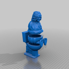 voltaire enlightment philosopher - grinder grindet herb falls into container toilet home household 3d print model - Mito3D