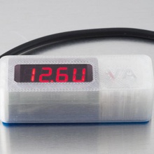 voltmeter ammeter case - 2 tool electronics watts volt solar power meter current 3d print model - Mito3D