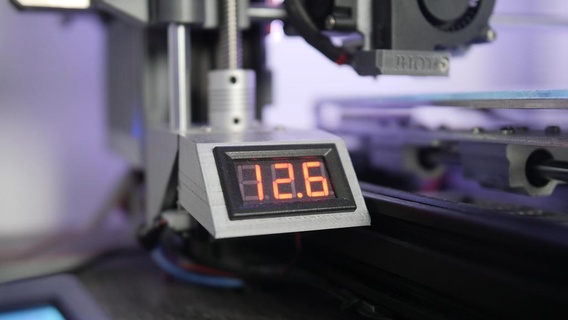 voltmeter support 3d printer parts 3d print model - Mito3D