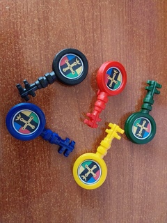 voltron key keys object toy 80's 3d print model - Mito3D