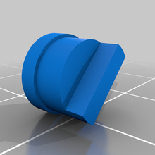 volume bouton blanc casquettes potentiomètre DIY 3d print model - Mito3D