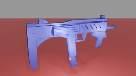 Volumen nicken Gewehr Gottheit Sieg Spielzeug 3d drucken Cosplay 3d print model - Mito3D