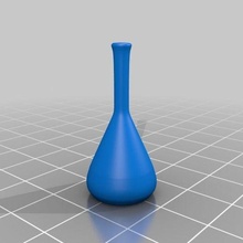 volumetric flask chemistry glassware laboratory labware science learning 3d print model - Mito3D