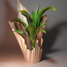 voluptuous flower pot 3d print model - Mito3D