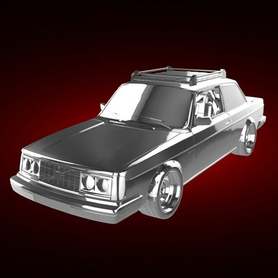 volvo 240 200 serie suv automobile macchina veicolo rally gara gli sport derby supercar gt 3d print model - Mito3D