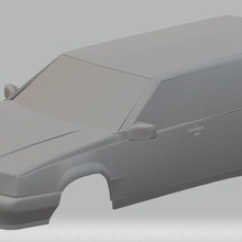 volvo 850 t5 r printable body car game slot scalextric shell rc radio monitoring tamiya miniz 1-10 1-32 1-18 1-24 3d print model - Mito3D