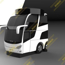 volvo b11r Bus Kamerad kollektiv Dunk Entfernung 3d print model - Mito3D
