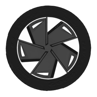 volvo ex30 wheel volvo ex30 wheel volvo wheel wheel car wheel detail wheel high poly car wheels rim tire race wheel tire tread car accessories  3d print model - Mito3D