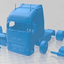 volvo fh16 2020 printable truck game slot scalextric tamiya rc miniz hobby micro 3d print model - Mito3D