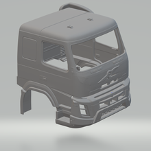 Volvo fmx cabine jogos slotcar carro diecast hotwheels h0 caminhão tamya transportador 3d print model - Mito3D