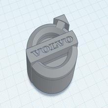 volvo ignition dial charm xc90 automotive 3d print model - Mito3D