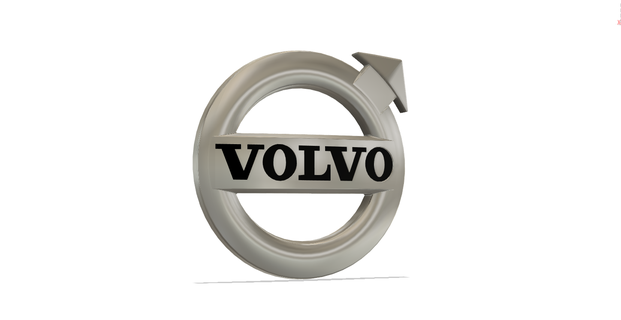 Volvo logotipo caminhão 3d print model - Mito3D