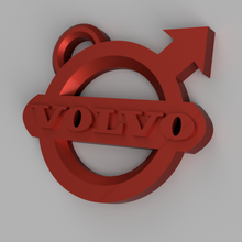 volvo logo porte clés 3d print model - Mito3D