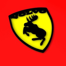 volvo moose fashion ferrari car logo stl free 3d print model - Mito3D