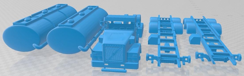 volvo n10 imprimible camión espacio scalextric Tamiya rc miniz pasatiempo micro 3d print model - Mito3D