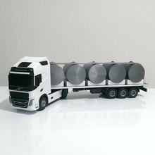 volvo camion Lait bande annonce pneu jante jouet roue essuie glace essieu assiette titulaire soutien modèle voiture pétrolier rc silo 3d print model - Mito3D