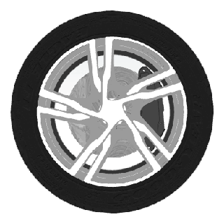 volvo v40 wheels wheel car detail high poly rim tire race tread accessories 3d print model - Mito3D