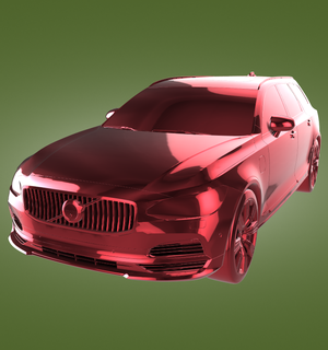 volvo v90 automobile car vehicle rally race sports derby turbo top speed 3d print model - Mito3D